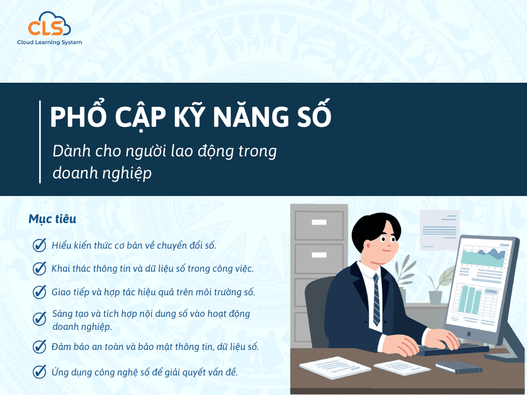 Phổ cập kỹ năng số cơ bản dành cho người lao động trong doanh nghiệp